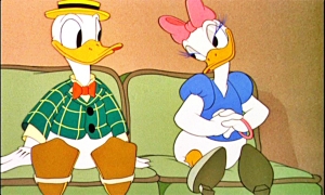 rechts: Daisy Duck